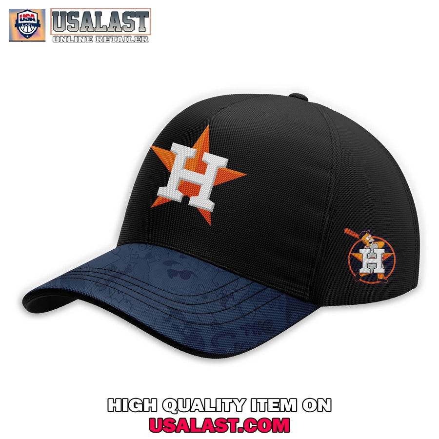 Houston Astros Mix The Simpsons Heritage Custom Baseball Jersey