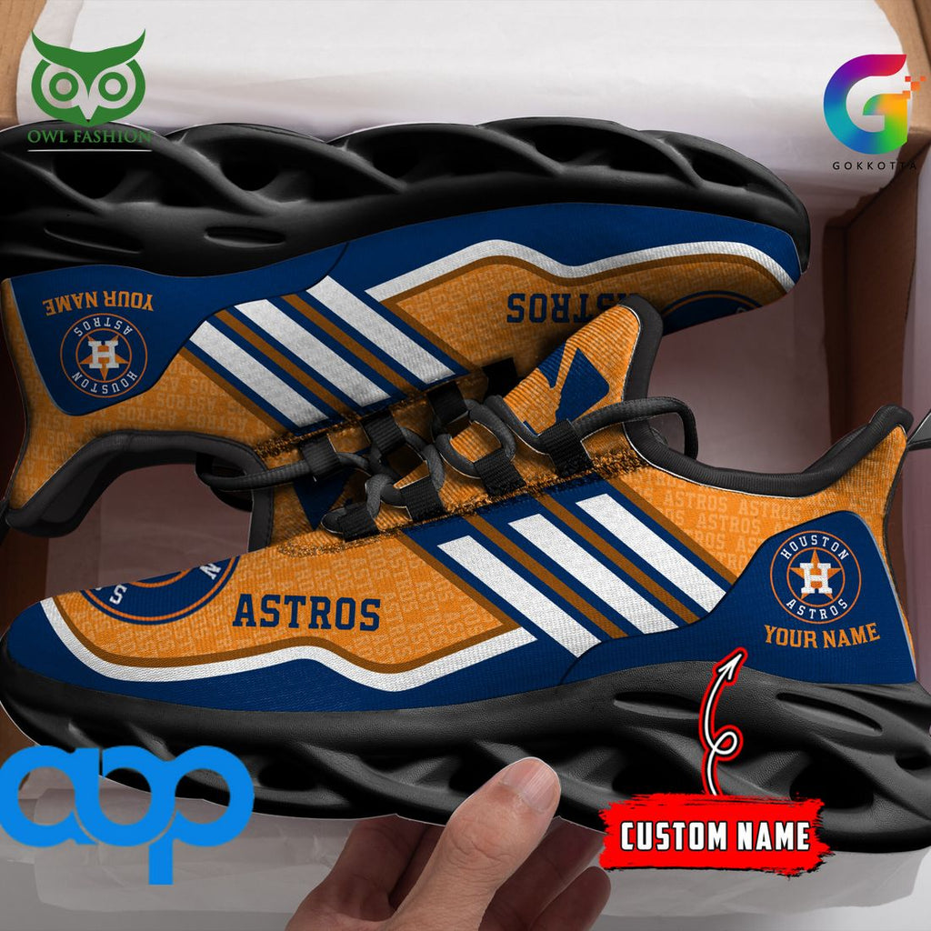 Houston Astros MLB Personalized New Max Soul Sneaker