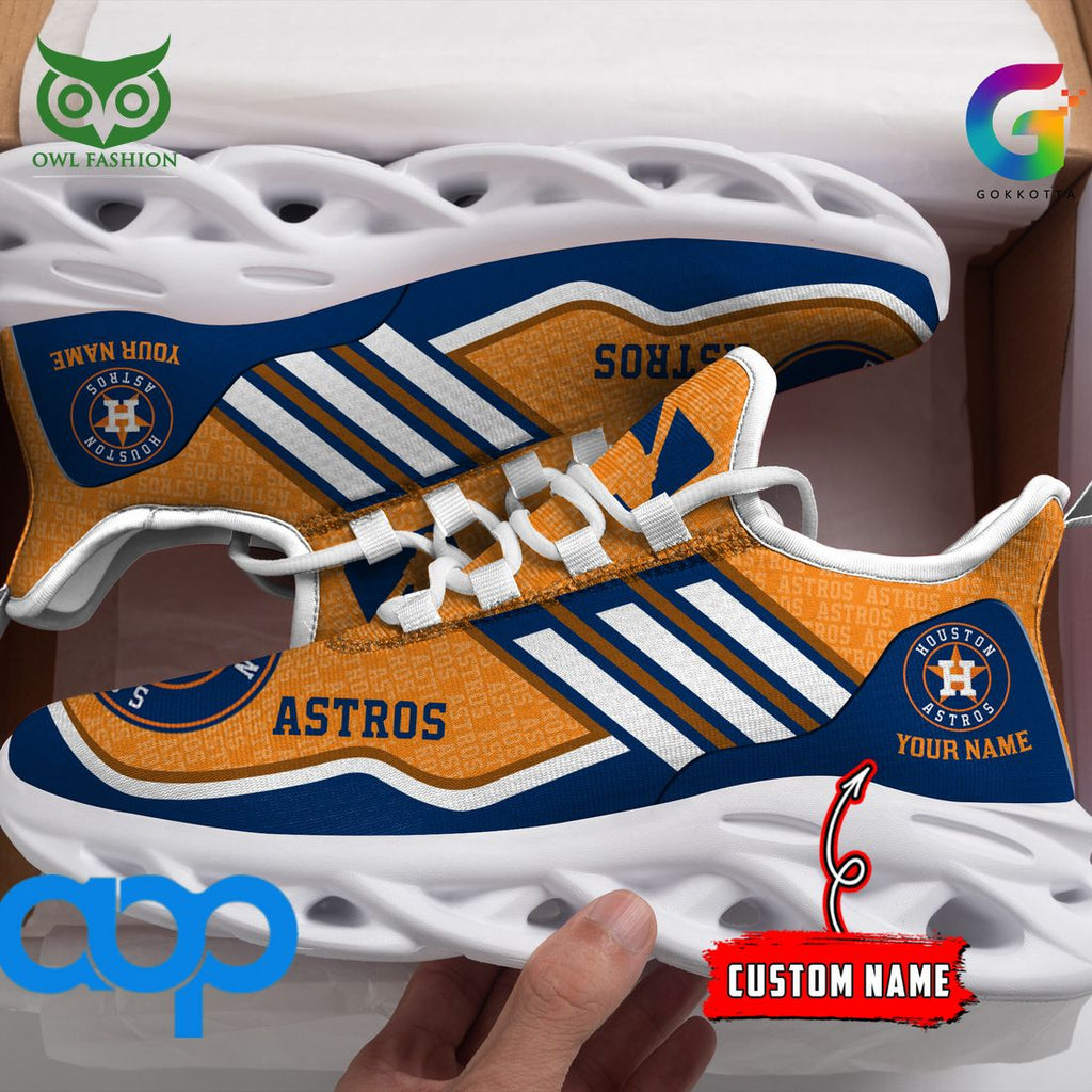 Houston Astros MLB Personalized New Max Soul Sneaker