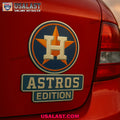 Houston Astros Premium Car Emblem Custom 3D Badge