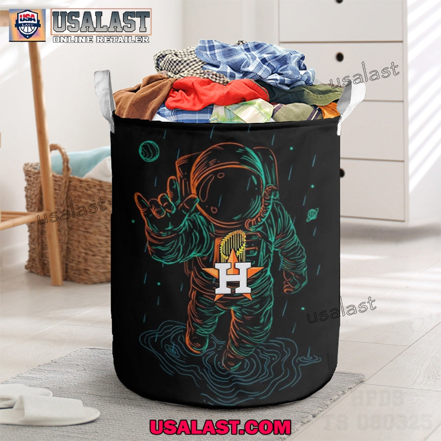 Houston Astros Space Man 2025 Laundry Basket