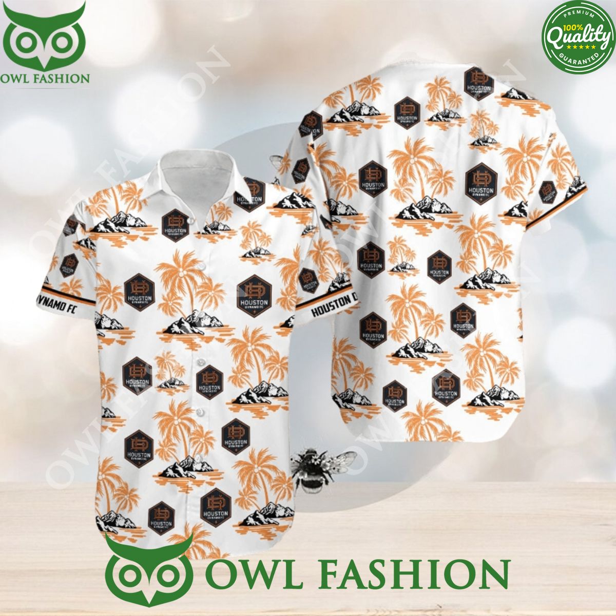 Houston Dynamo 2024 Summer MLS Hawaiian Shirt