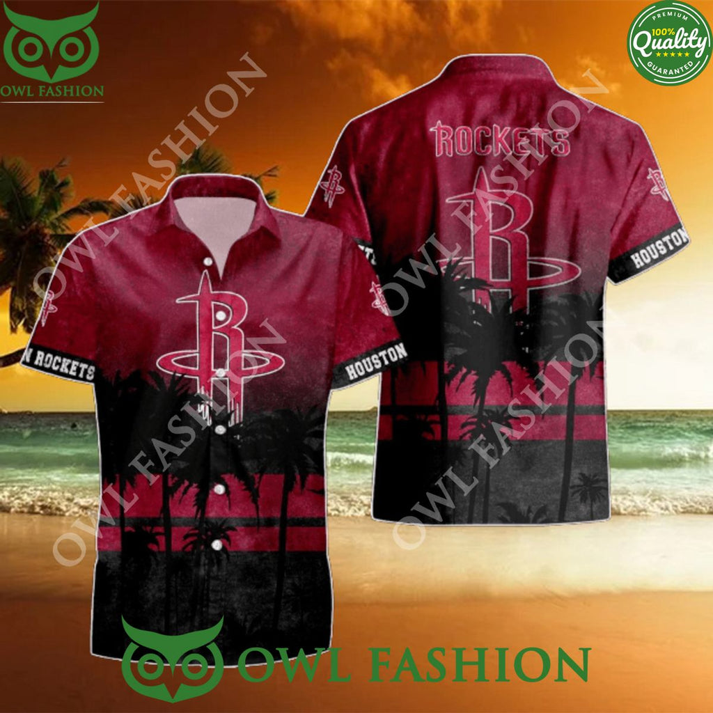 Houston Rockets NBA Summer Trending Hawaiian Shirt 2024