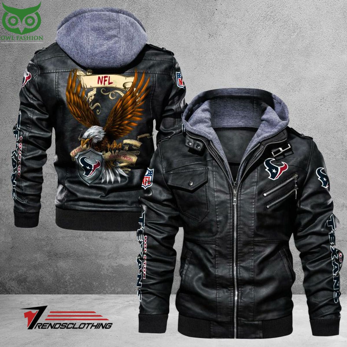 Houston Texans Trending 2D Leather Jacket
