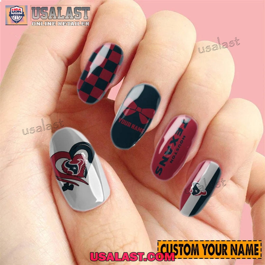 Houston Texans Women Custom Nails Set