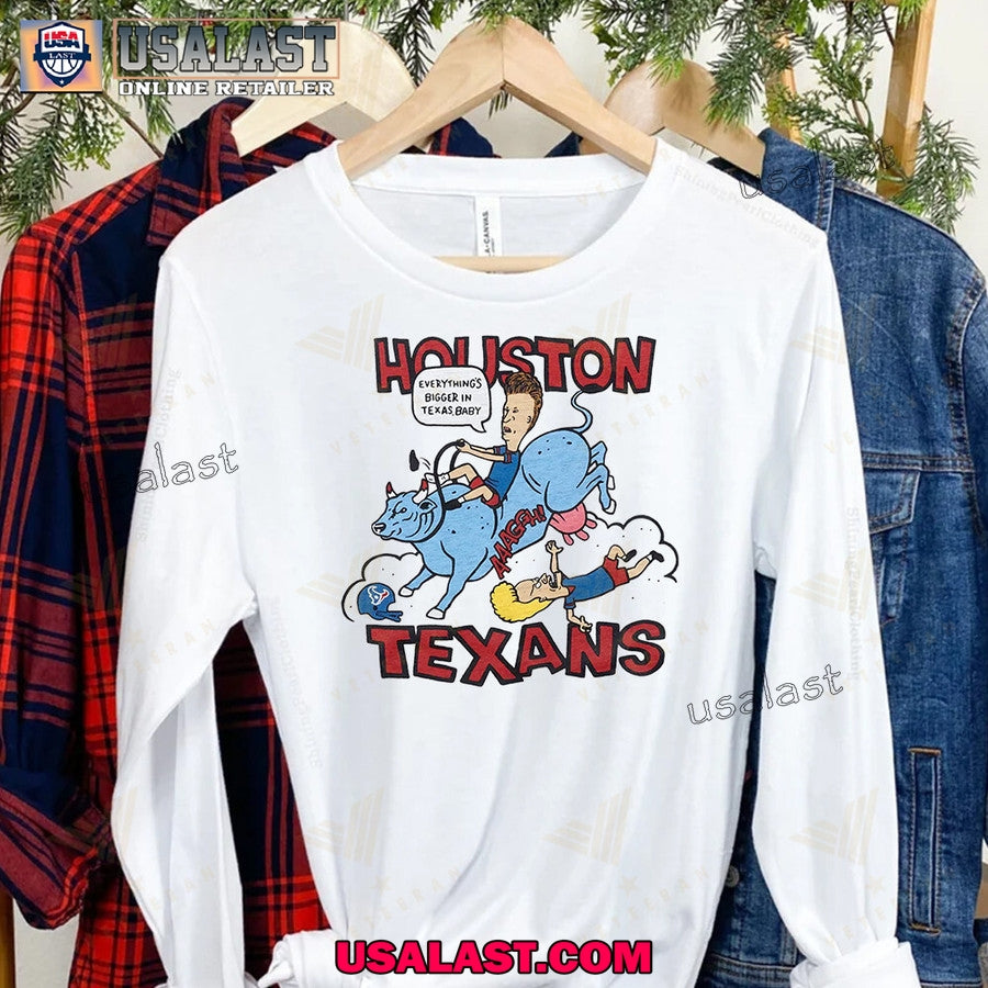 Houston Texans x Beavis and Butthead Unisex Tee Shirt, Sweatshirt
