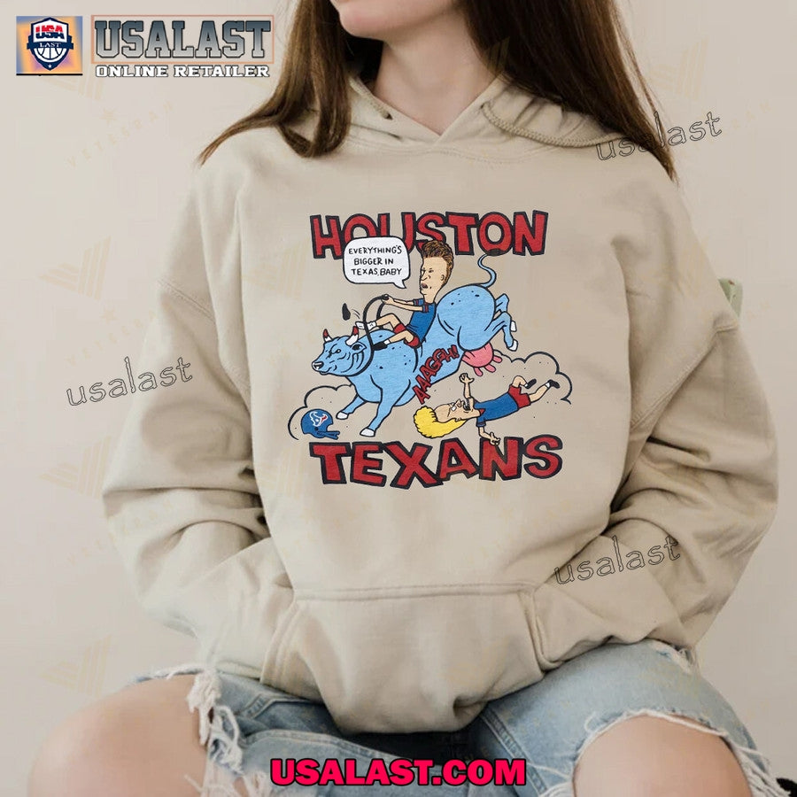 Houston Texans x Beavis and Butthead Unisex Tee Shirt, Sweatshirt