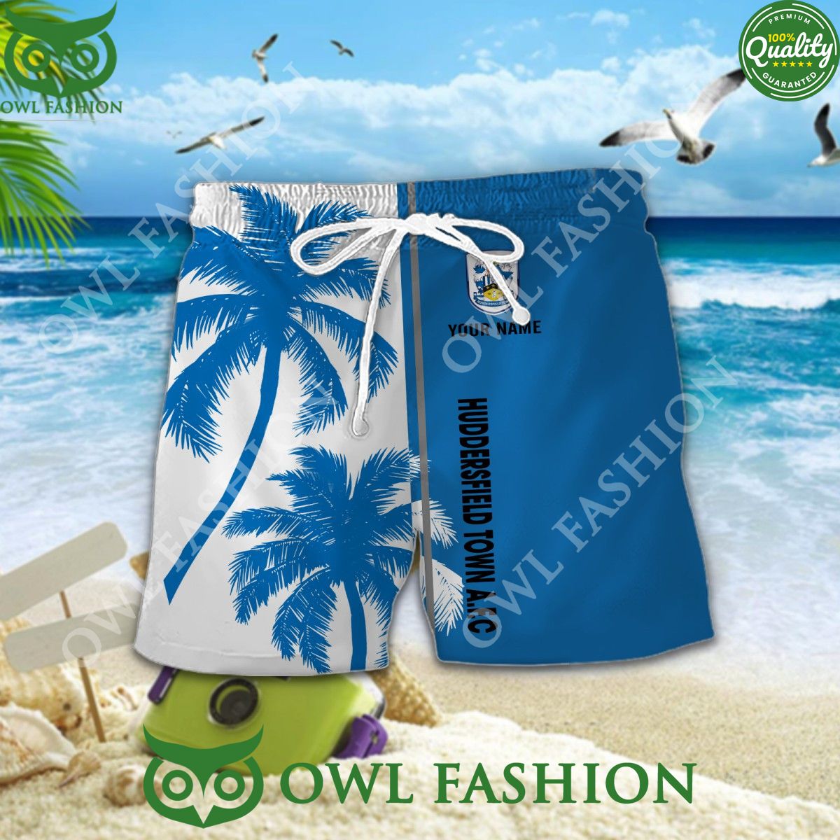 Huddersfield Town League One EFL 2024 Limited Coconut Tree Custom Hawaiian Shirt