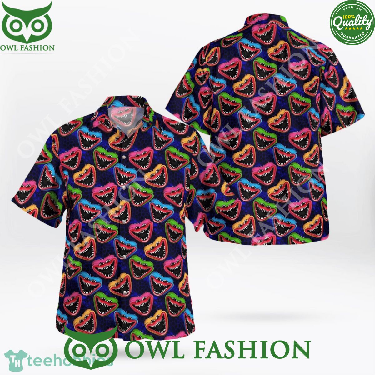 Huggy Wuggy Five Nights At Freddy Hawaiian Shirt
