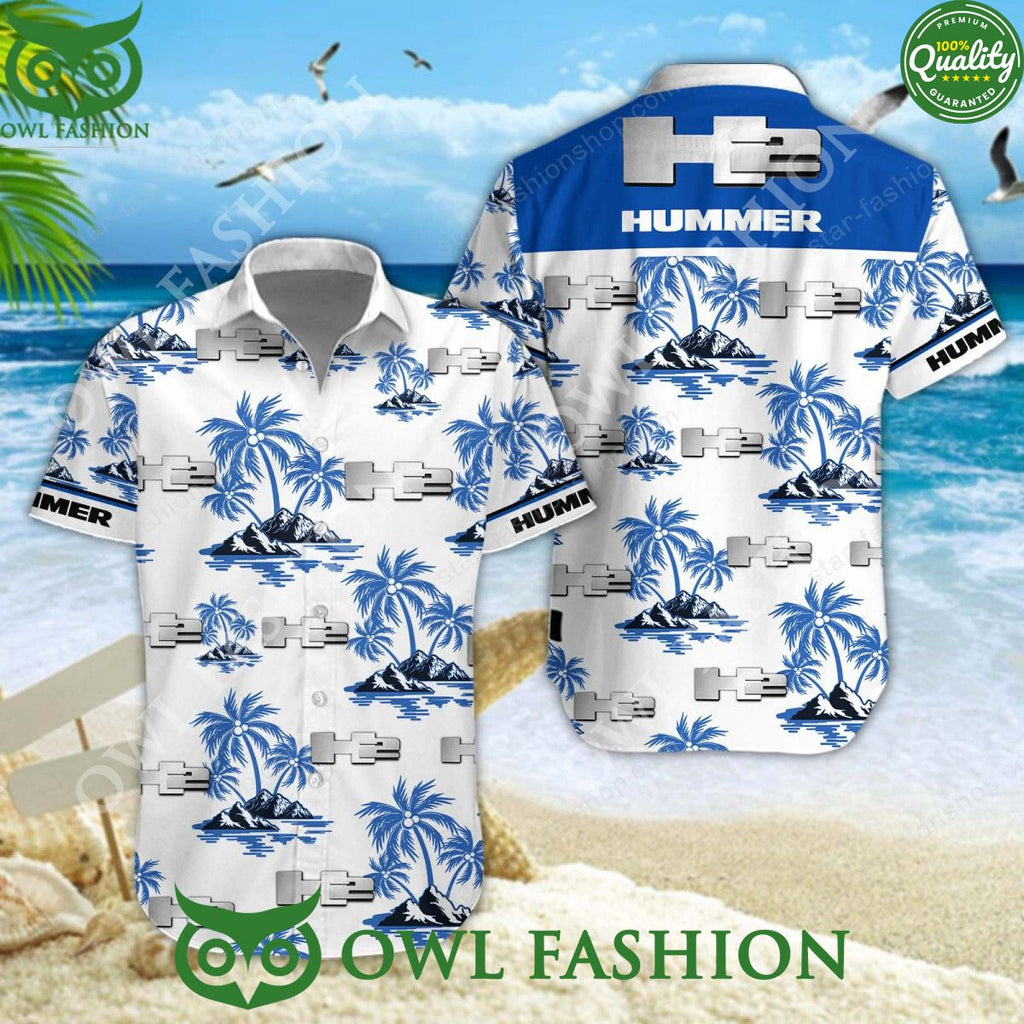 Hummer H2 SUV Legend Hawaiian shirt and short Custom Color