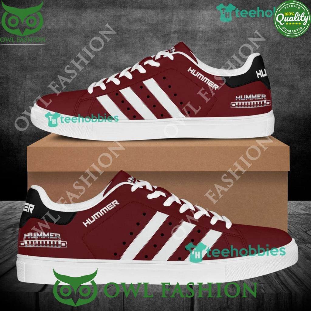 Hummer Minimalistic Style White Stripes Stan Smith Shoes
