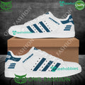 Hymer White Navy Stripes Stan Smith Shoes