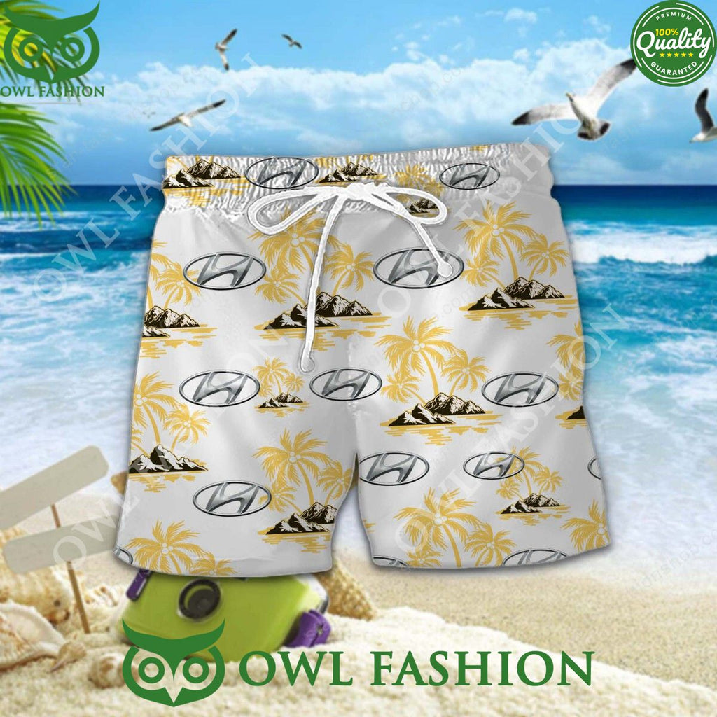 Hyundai Tucson Classic Car Brand Limited Hawaiian Shirt and Short