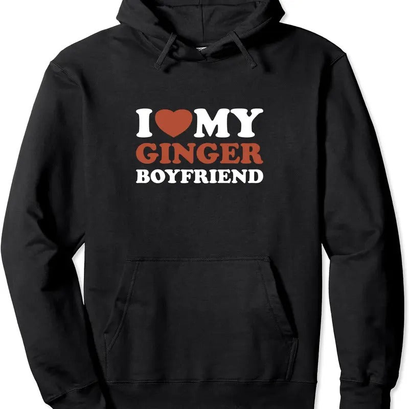 i love my ginger friend Hoodie | Unisex Hooded Sweatshirt T-Shirts | RetroVerseTees.com