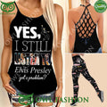 I Still Listen To Elvis Presley Limited Criss Cross Leggings