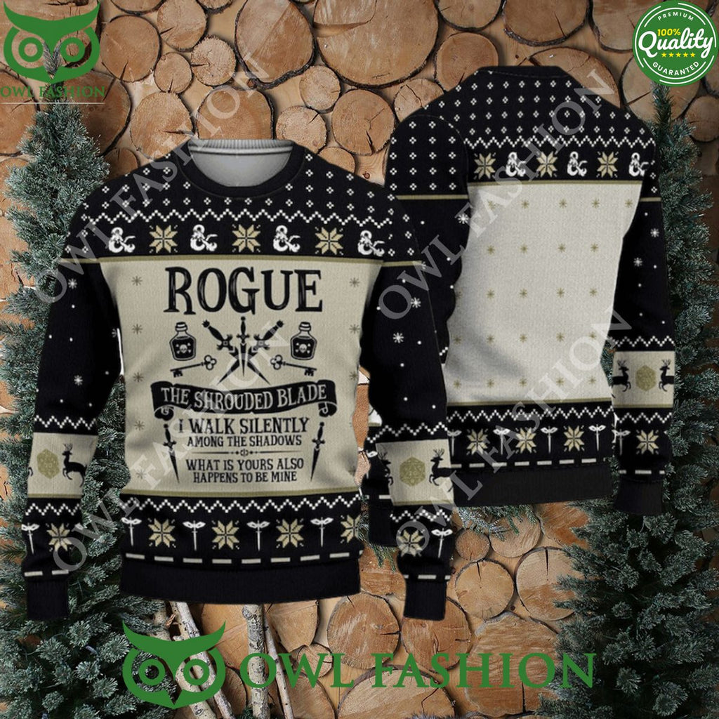 I Walk Silently Quotes 3D AOP US Movie Ugly Christmas Sweater Jumper