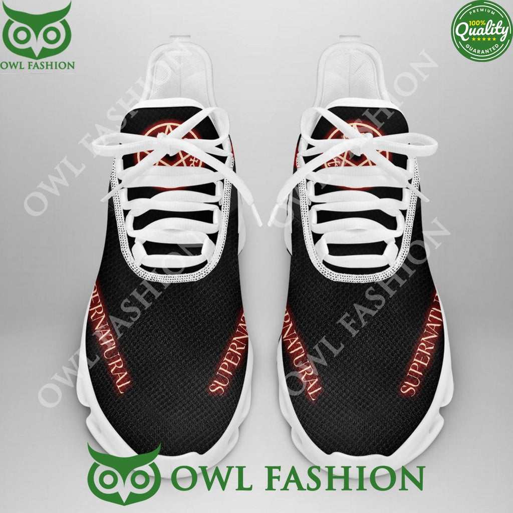 Supernatural Black Logo Podcast Max Soul Shoes