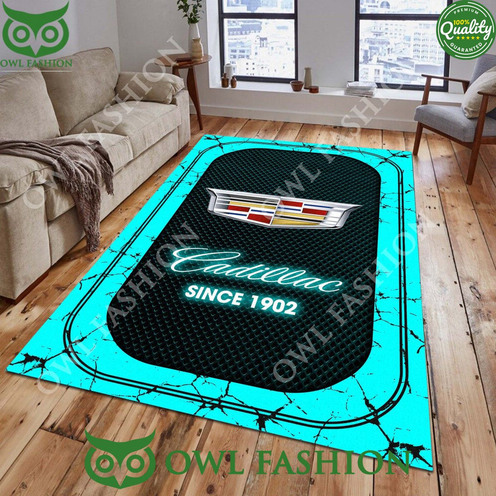 Cadillac Since 1902 Living Room Marble Carpet