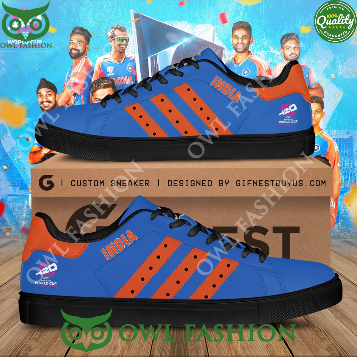 ICC men T20 World Cup India Team Stan Smith Shoes
