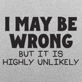 I May Be Wrong