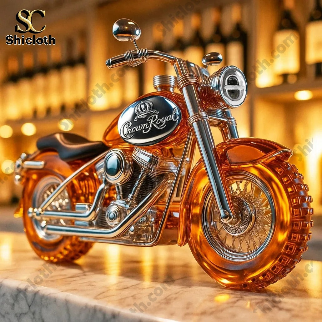 Motorcycle Crown Royal Bottle