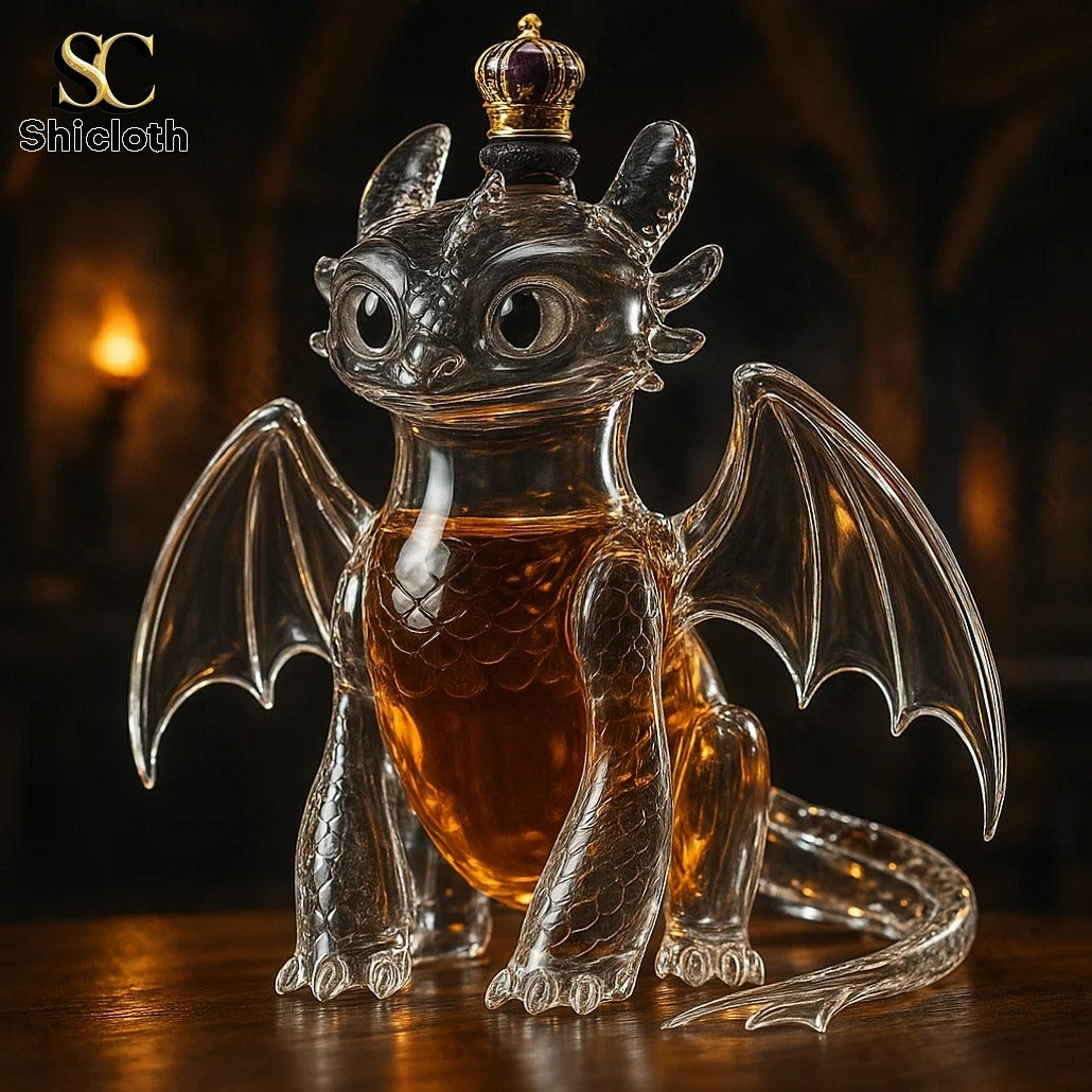 Toothless Crown Royal Edition Bottle