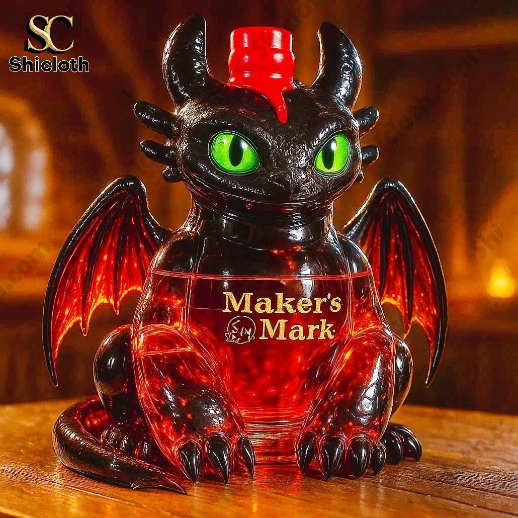 How to Train Your Dragon Toothless Crown Royal Bottle