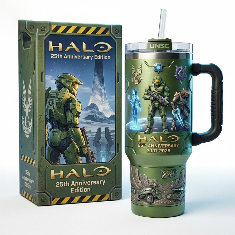Halo Master Chief 25Th Anniversary Edition Stanley Tumbler