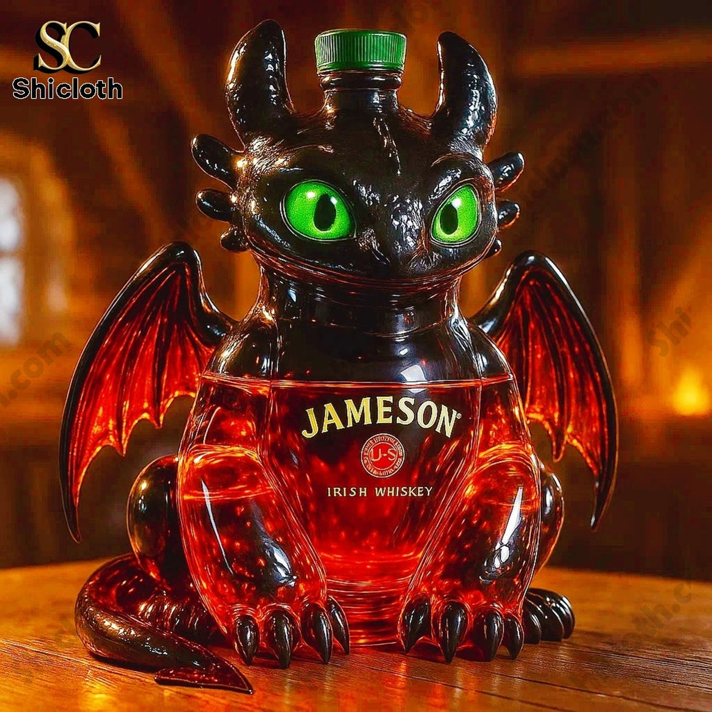 How to Train Your Dragon Toothless Crown Royal Bottle