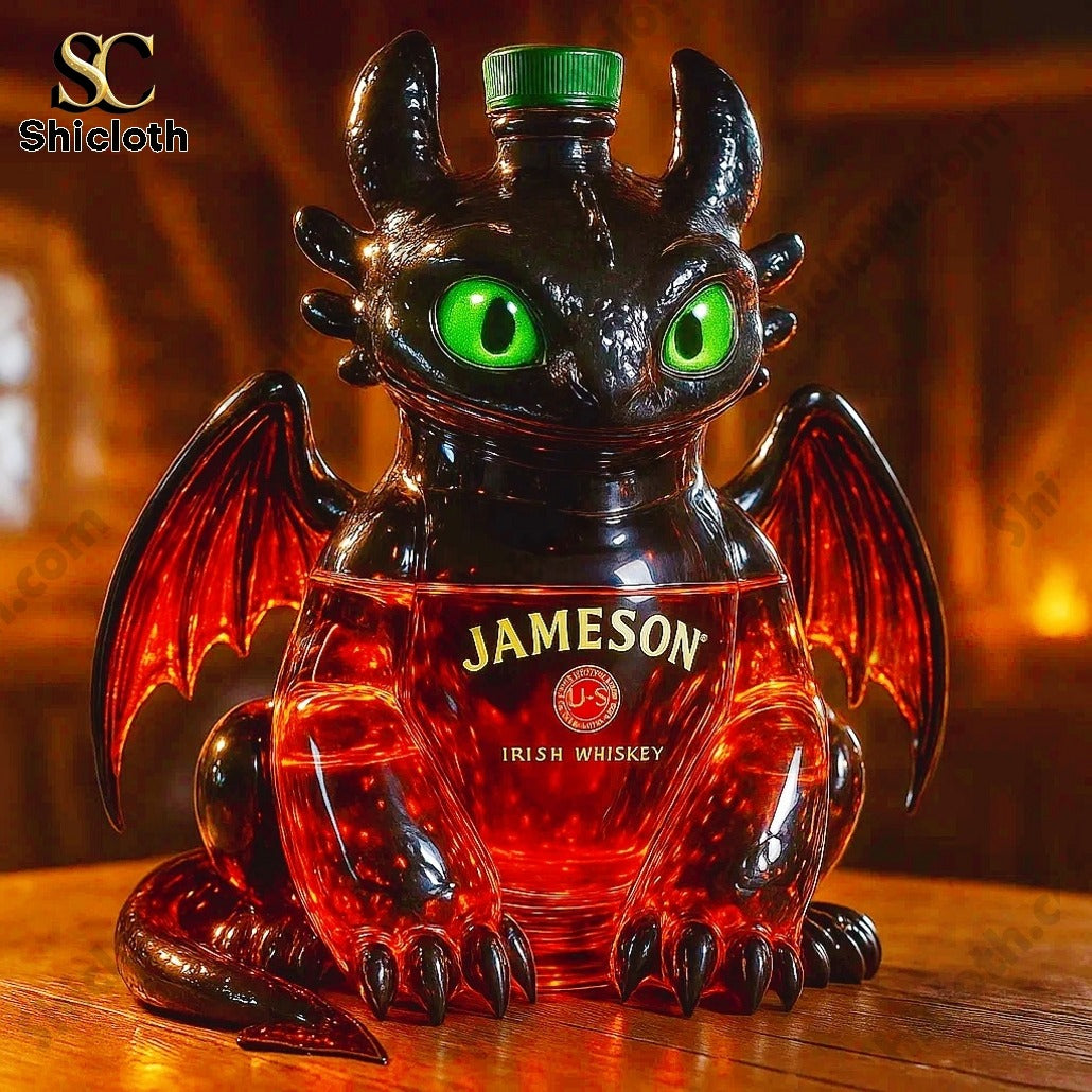 How to Train Your Dragon Toothless Crown Royal Bottle