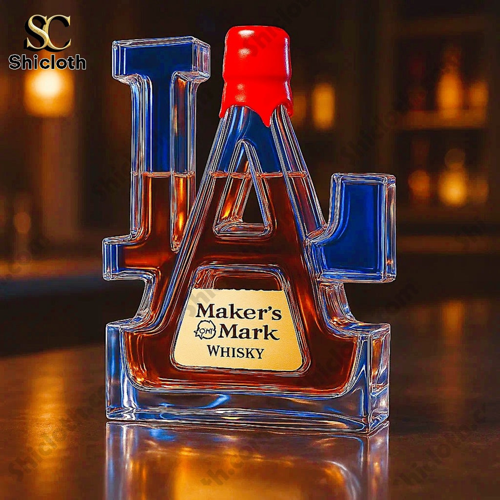 Los Angeles Dodgers Crown Royal Bottle