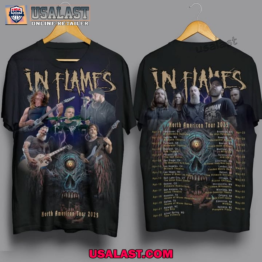 In Flames North American Tour 2025 T-Shirt