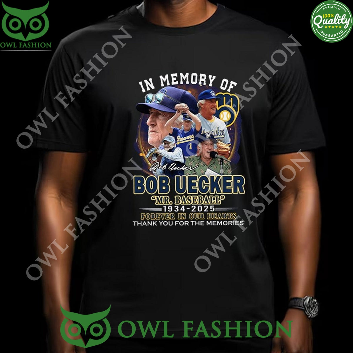 In Memory Of Bod Uecker Mr Baseball 1934 2025 Forever In Our Hearts sweatshirt