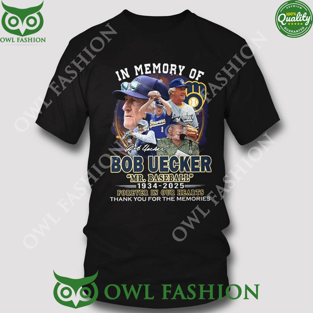 In Memory Of Bod Uecker Mr Baseball 1934 2025 Forever In Our Hearts sweatshirt