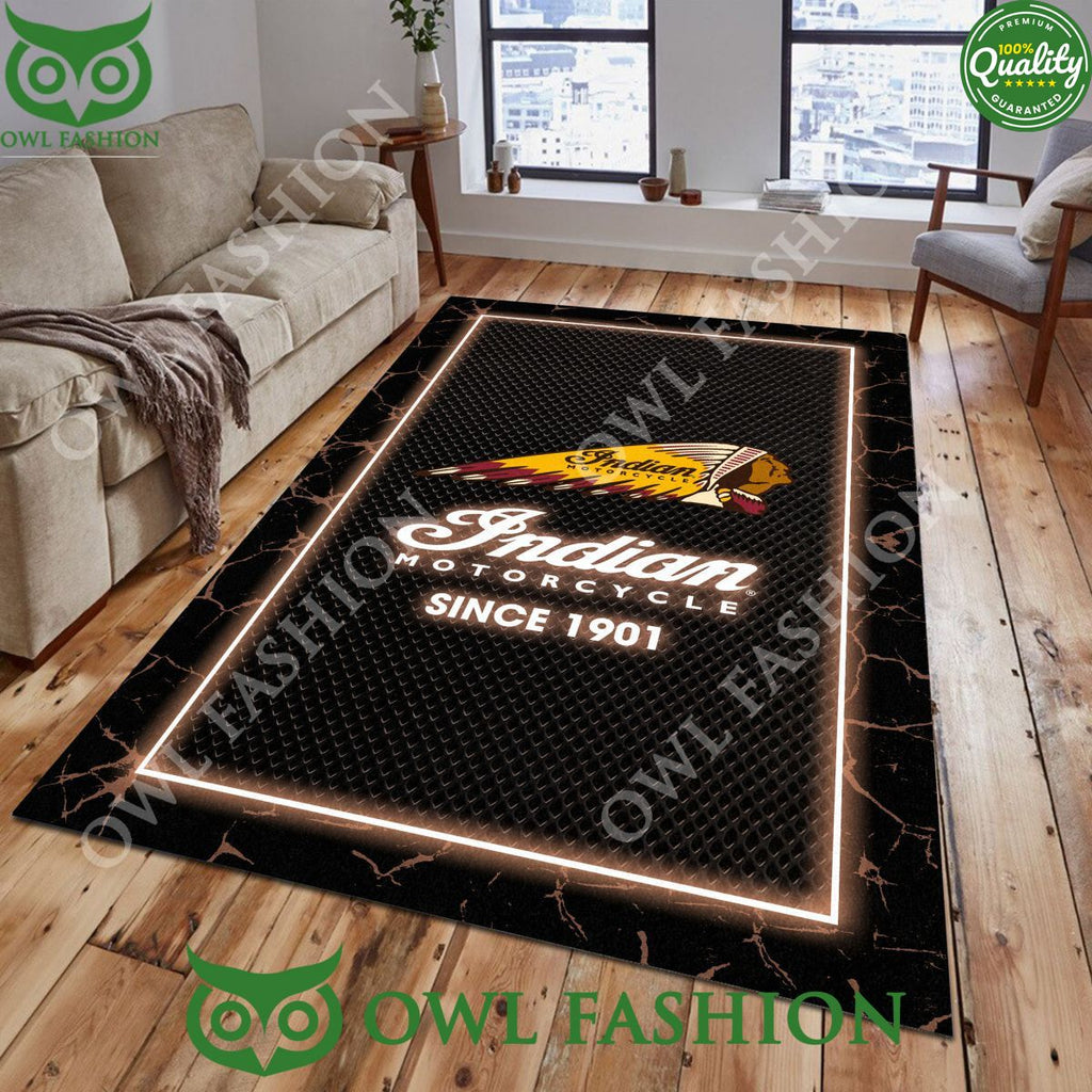 Indian Motorcycle Custom Color Living Room Carpet Rug