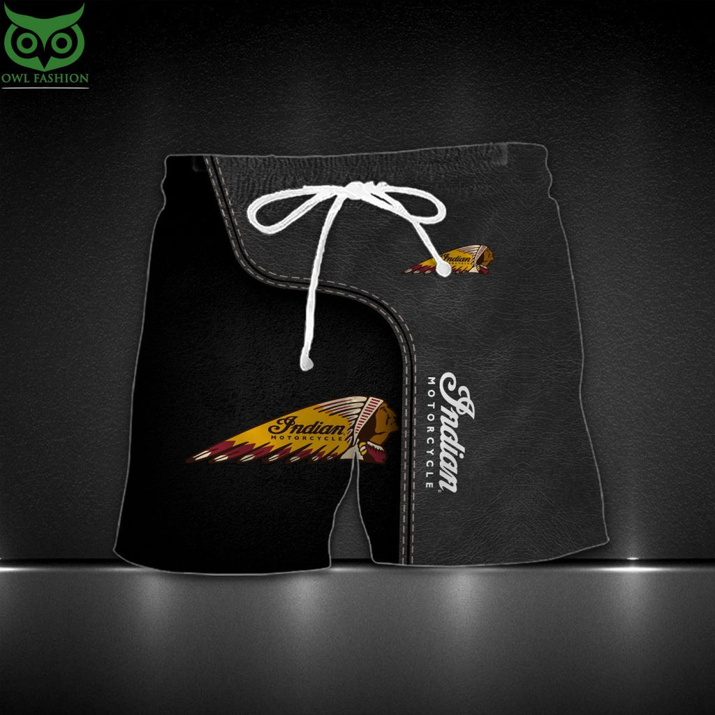 Indian Motorcycle Motorcycle Brand Custom Hawaiian Shirt Short