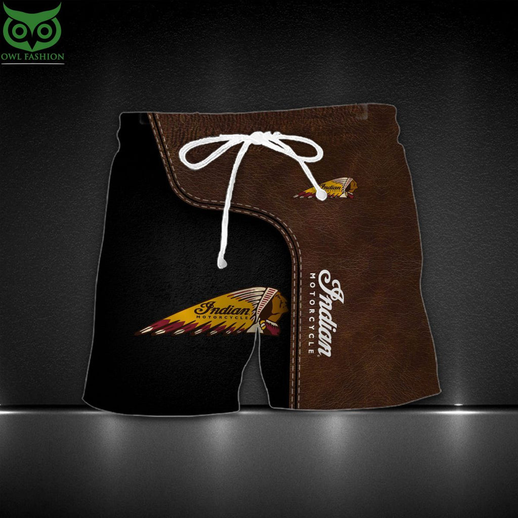Indian Motorcycle Motorcycle Brand Custom Hawaiian Shirt Short