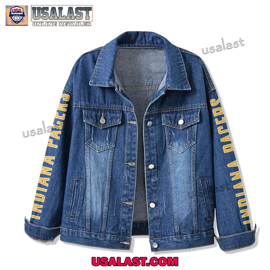 Indiana Pacers Fight Together Win Forever Denim Jacket