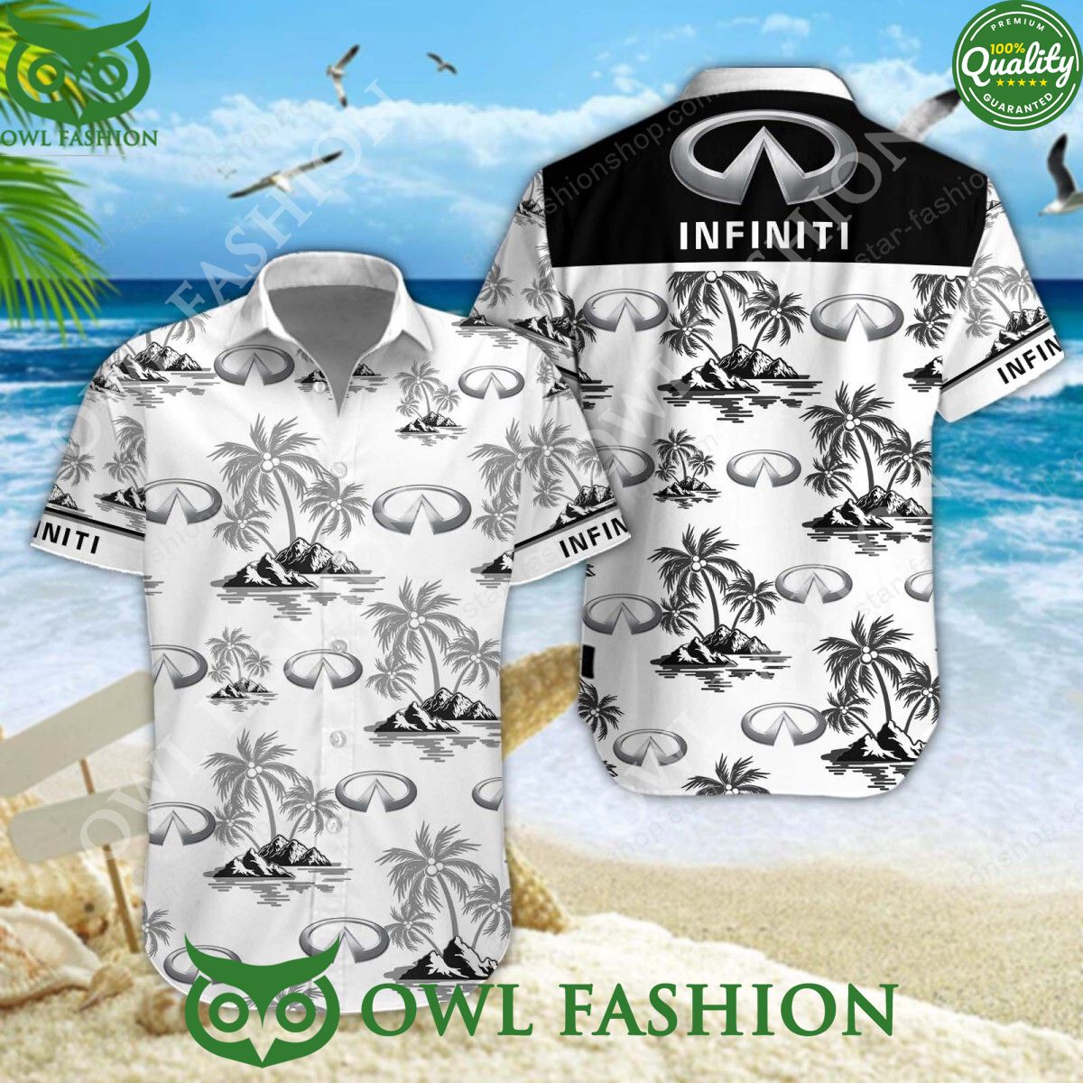 Infiniti Japanese luxury vehicle Hawaiian Shirt and Short