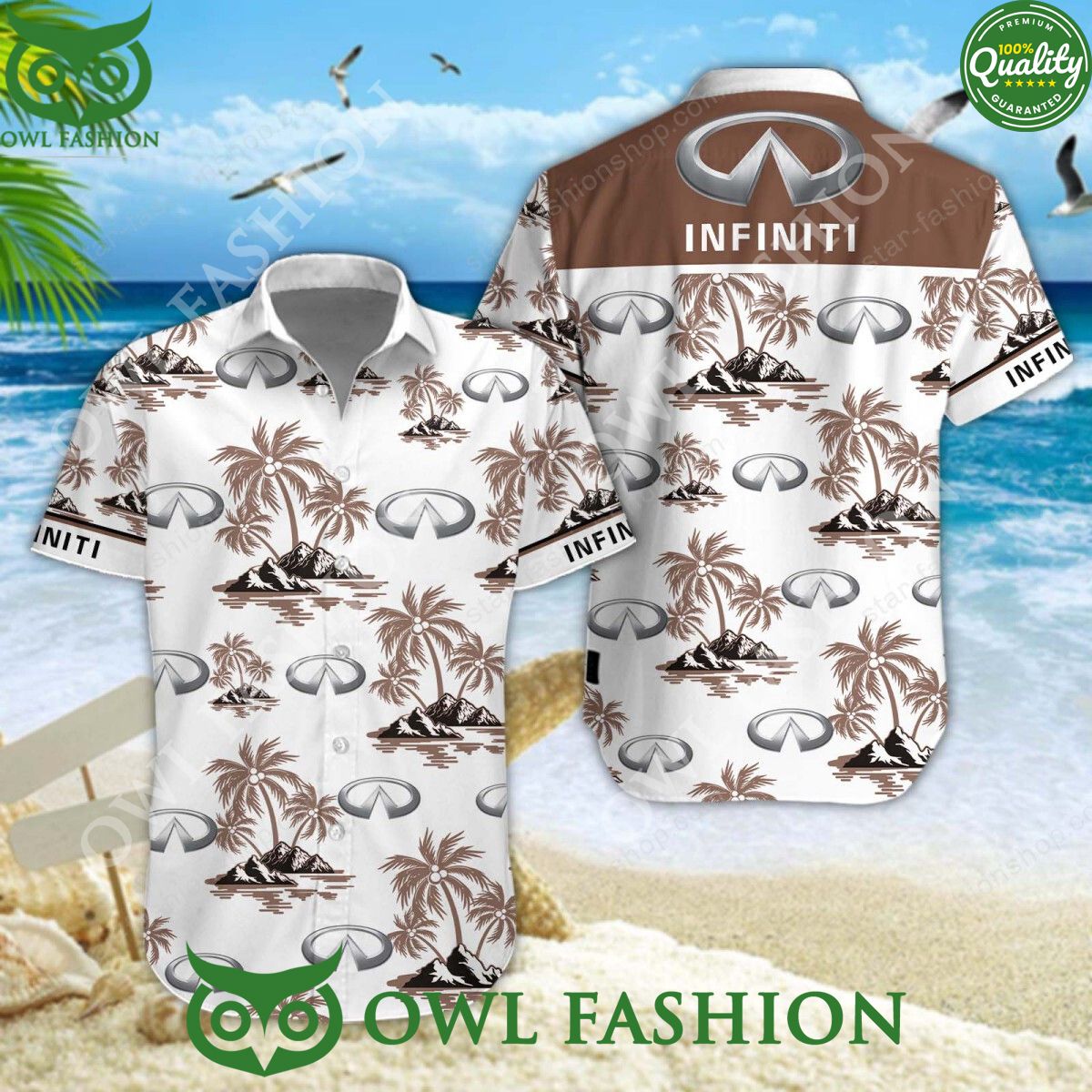 Infiniti Japanese luxury vehicle Hawaiian Shirt and Short