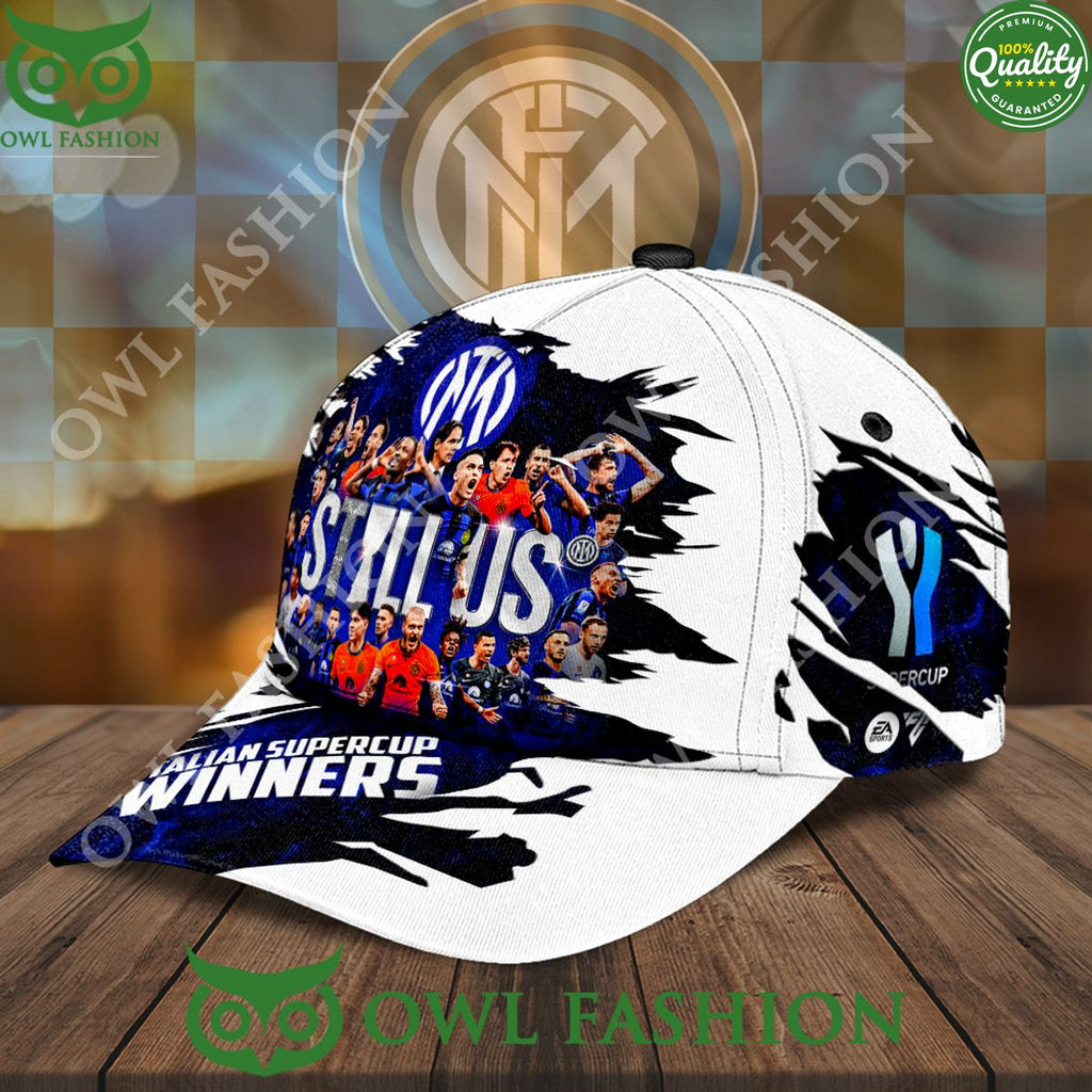 Inter Milan FC Italian SuperCup Winners Classic Cap