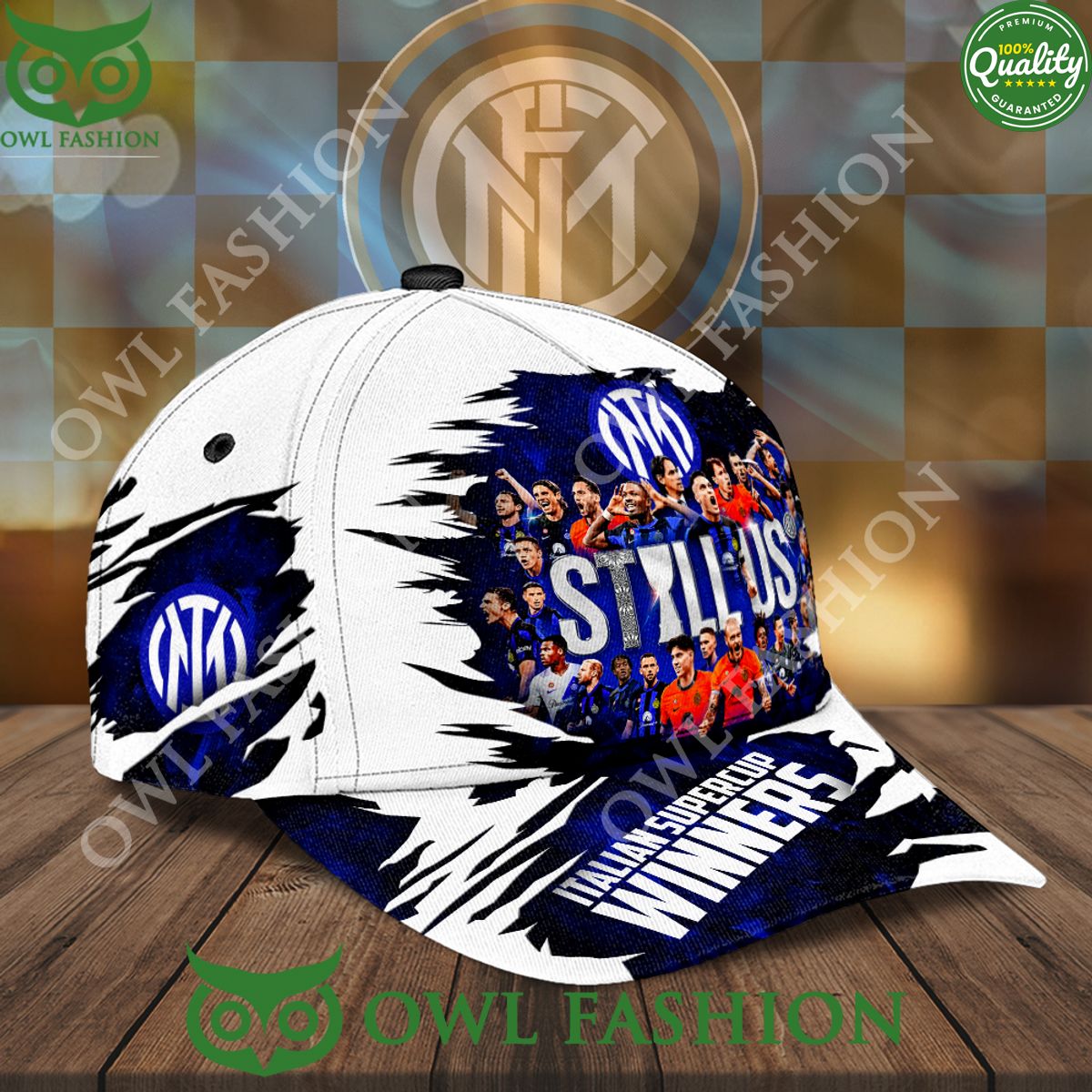 Inter Milan FC Italian SuperCup Winners Classic Cap