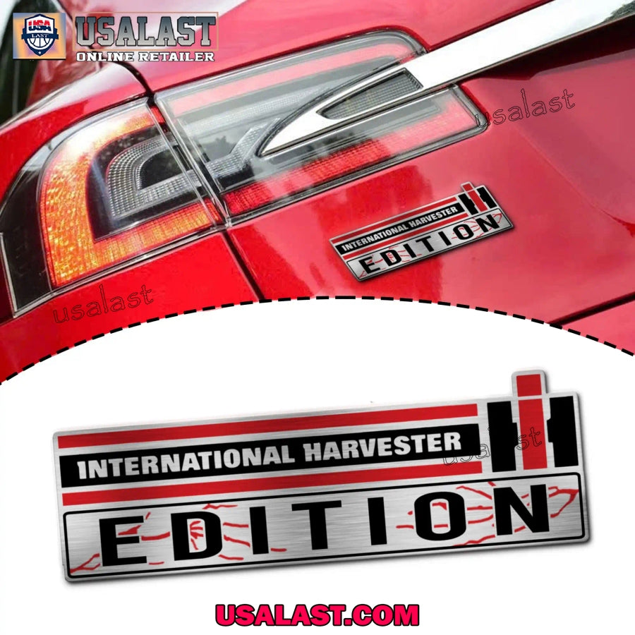 International Harvester Edition Custom 3D Car Badge Sticker