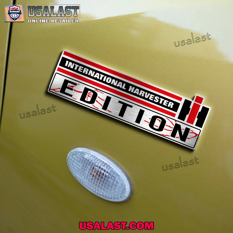 International Harvester Edition Custom 3D Car Badge Sticker