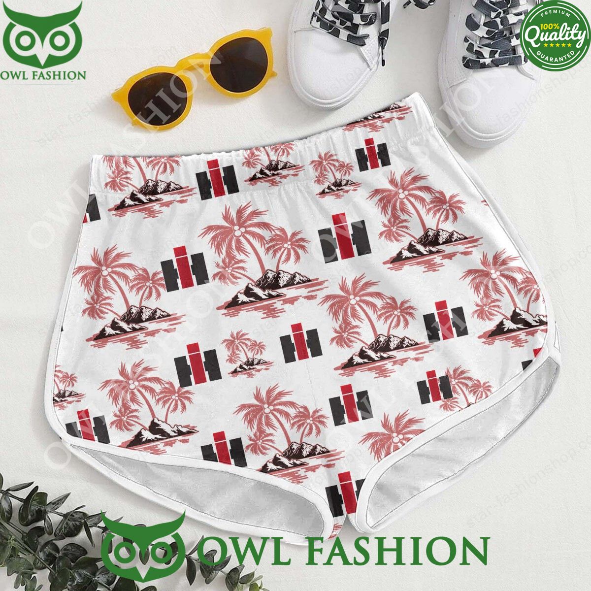 International Harvester hawaiian shirt and short