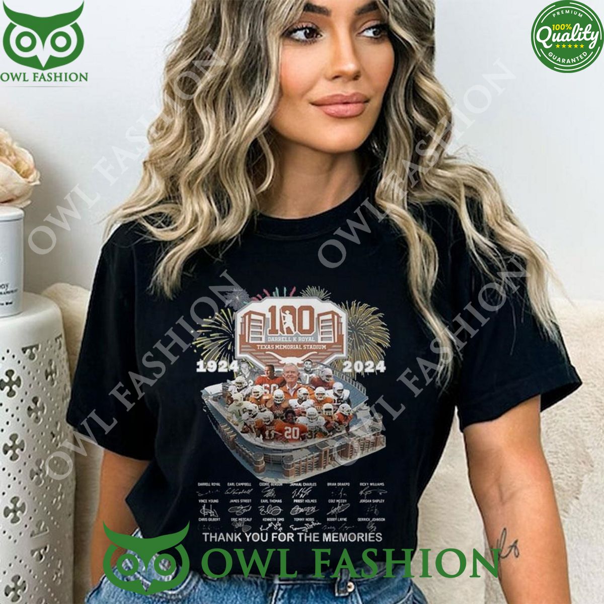 Texas Longhorns 1924 2024 100 Years Of The Memories Limited TShirt