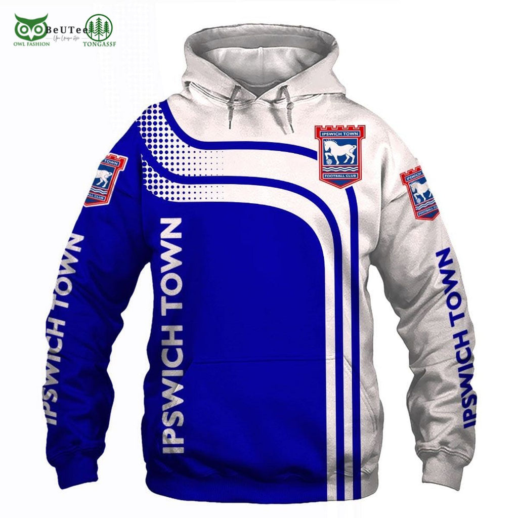 Ipswich Town FC EFL League One 3D Printed Hoodie Sweatshirt Sweater