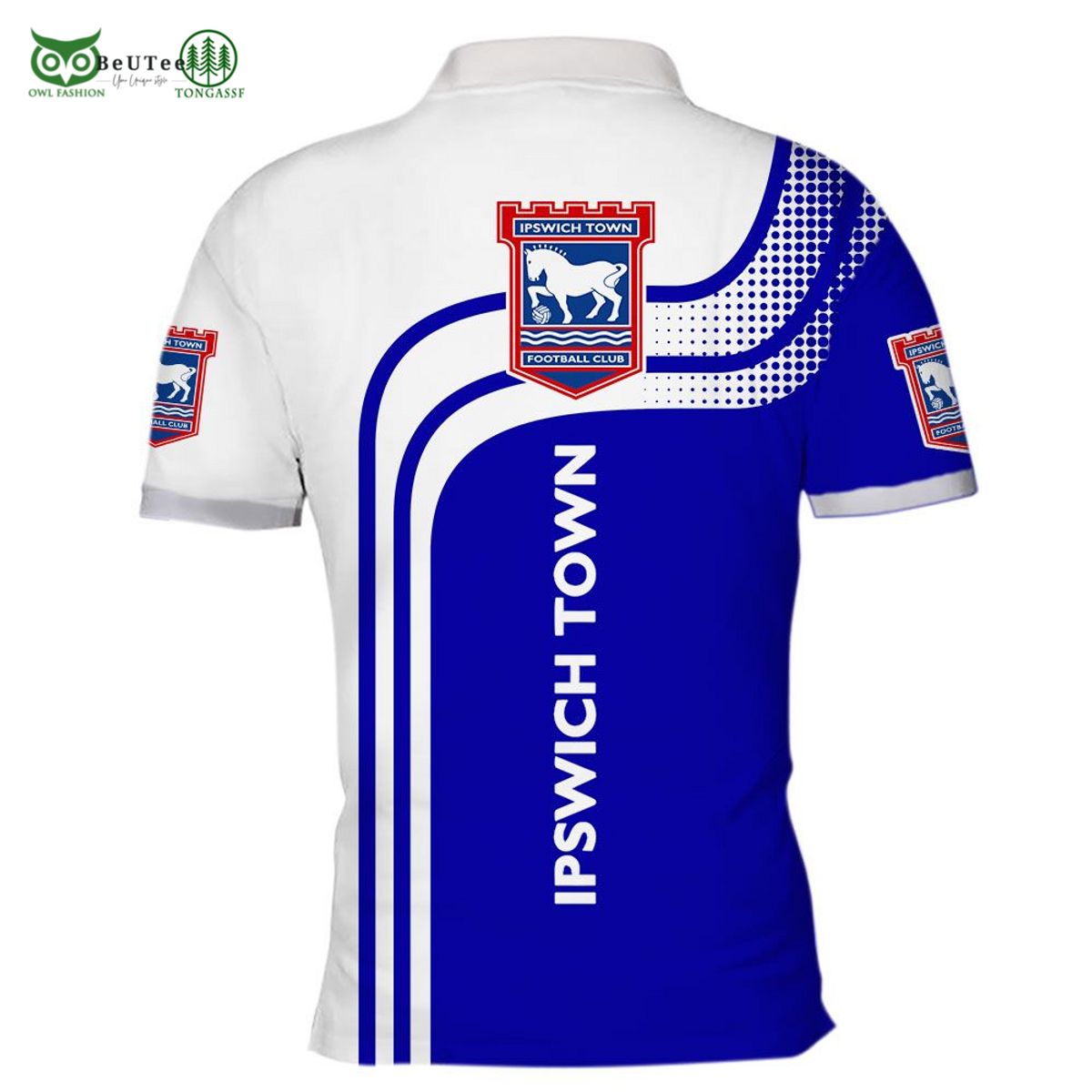 Ipswich Town FC EFL League One 3D Printed Hoodie Sweatshirt Sweater