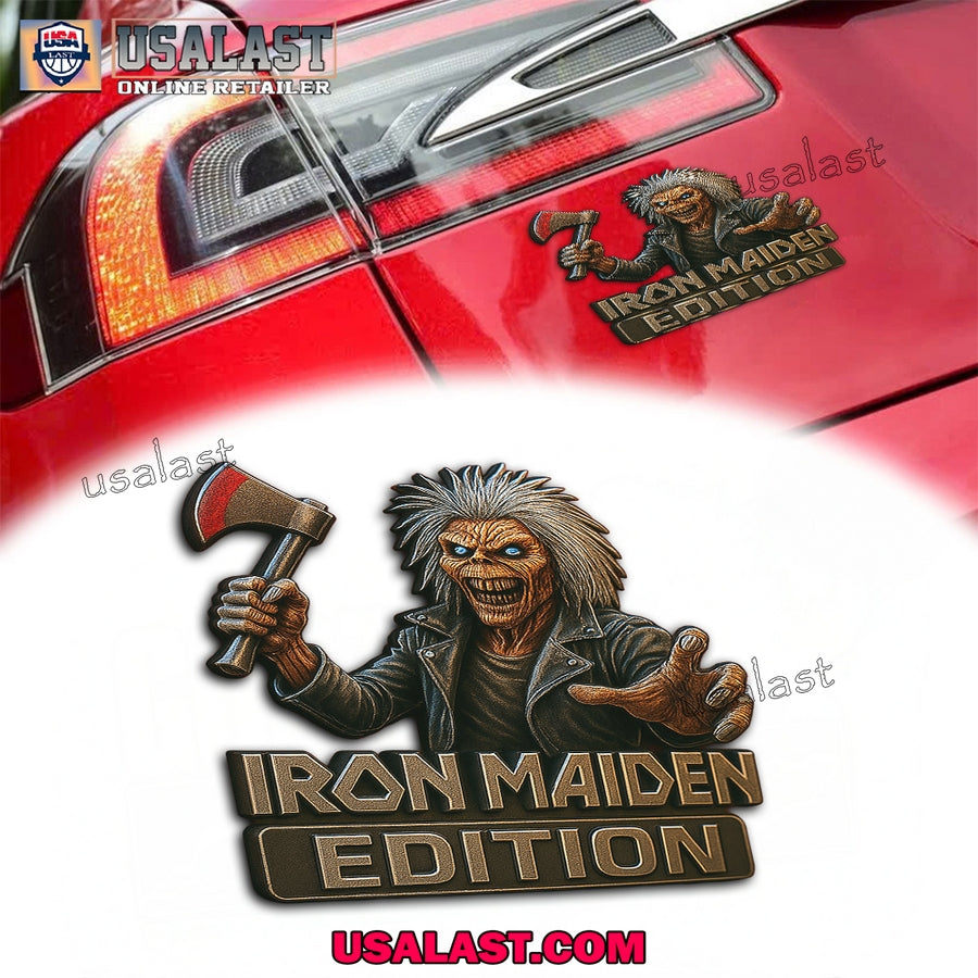 Iron Maiden Edition Custom 3D Car Badge Sticker