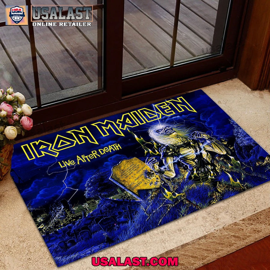 Iron Maiden Live After Death Doormat